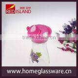 1L Glass Water Bottle With Lid, Juice Bottle thumbnail-4