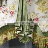 Floral Garden Entrance Door Jacquard Embossed Blackout Curtain thumbnail-3