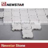 Newstar Italian White Carrara Arabesque Kitchen Bathroom Wall 12x12 Tile Mosaic thumbnail-2