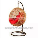 2014 Best-seller Swing Egg Chair Semicircle Rattan Basket Chair Hanging Chairs thumbnail-1