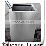 Hot Saled Customized Galvanized Stainless Steel Flower Pot/ Outdoor Rectangular Planter Box for Garden thumbnail-1