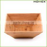 Bamboo Serving Bowls Party Snack Mixing Salad Bowl Homex BSCI/Factory thumbnail-1