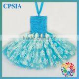 New Arrival Wholesale Lovely Tulle Summer Girls Snowflake Tutu Dress Snowflake Princess Costume