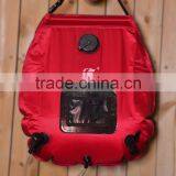 (C1021) 2015 New Camping Hanging Solar Shower Bag 5Gallon in Red thumbnail-1