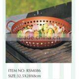 NON-STICK BBQ GRILL PAN IN BROWN COLOR FINISH thumbnail-1