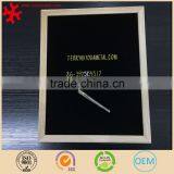 Felt Changeable Letter Board 16x24 Inches Oak Wood Frame Black Felt With 360 Pcs of 1 Inch Helvetica White Letters