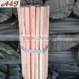 Wood Color Broom Stick With Metal Screw thumbnail-6