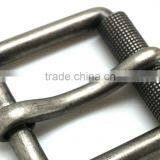 1-1/2" Standard Leather Belt Buckl, Zinc Alloy Material Buckle With Roller, Antique Nickel Belt Buckle thumbnail-2