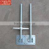 Swivel Base Jack Adjustable Solid Galvanized