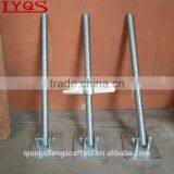 Scaffolding Adjustable Steel Screw Base Jack,fixed/swivel Scaffolding Base Jack