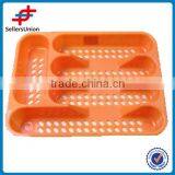 LARGE PLASTIC CUTLERY TRAY, KITCHEN FLAT CUTLERY TRAY thumbnail-1