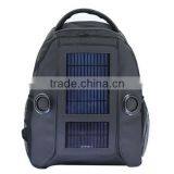 2014 new product outdoor solar panel backpack with speaker