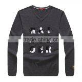 Raidy Boer High Quality Men Printing Crew Neck Wool Design Slim Winter Knit Sweater thumbnail-1