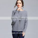 2017 Winter Women Knitted Wool Sweater Design For Girl Winter Pullover Sweater thumbnail-1