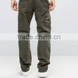 High Quality Best Price Custom Guangzhou Manufacturer OEM 100% Cotton Twill Breathable Functional Green Men's Cargo Work Pants thumbnail-2