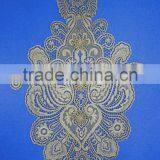 Color Corded Embroidery Bridal Lace Applique Wedding Dresses DIY Lace Applique Motif Corded & Embroidered Lace Applique thumbnail-6