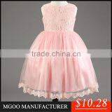 MGOO Stock Elegant Girls White Lace Dresses Girl Dresses Infant Special Occasions Princess Party MGT042-1 thumbnail-1