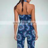 Custom 3 Pieces Leggings 90% POLYESTER 10% ELASTANE Sexy Bikini Pants Sublimation Print Summer Set thumbnail-3