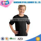 Soft and Breathable Custom 100 Combed Organic Blank Plain Kids T-shirt thumbnail-4