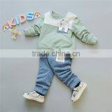 AS-418B Japanese High Quality Children Baby Clothing China Kids Set Casual Baby Clothes