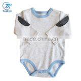 Latest Baby Boys Romper Designs Long Sleeve Little Boys Clothing With Patch thumbnail-2