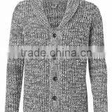 Super Soft Men Cropped Cashmere Cotton Cardigan thumbnail-5