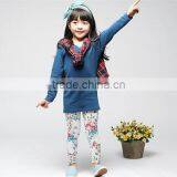 High Quality Girls Leggings Children Pants Print Flower Kids Girls Pants thumbnail-6