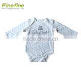 Long Sleeve Baby Clothes Organic Lovely Design Baby Romper Blank Set thumbnail-2