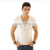 Custom Bulk V-neck Latest t Shirt Designs for Men thumbnail-3