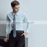 China Pink, Blue and White Dress Shirt Latest Casual Shirts Designs for Men thumbnail-5