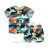 BEROY Latest Camo Design Nicely Child Clothes Sets Cotton Kids Clothing Set thumbnail-2