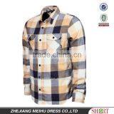 Colourful Flannel Plaid Men Shirts of High Quality Design Garment Dress Shirt thumbnail-1