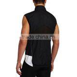 High Quality Cheap Polyester Men Sleeveless Cycling Jacket Vest thumbnail-2