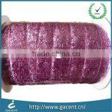 Best Quality Fashion 2015 New Design For Decoration Christmas Glitter Ribbon thumbnail-1