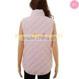 Wholesale Women Seersucker Quilted Vest thumbnail-3