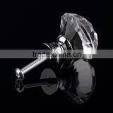 2016 Hot Sale 1pcs 30mm Diamond Crystal Glass Alloy Door Drawer Handle Cabinet Wardrobe Pull Glass Handle Knobs Free Shipping thumbnail-5