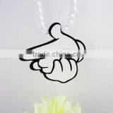 China Factory Hip-hop Wood Ball Bead Chain Necklaces thumbnail-1