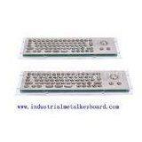 Mini USB Industrial Keyboard With Trackball 800dpi , 68 Keys Silicon Rubber Switch thumbnail-1