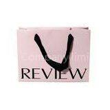 Customized Shoes Recycled Shopping Paper Bags With Flocking Print