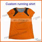 Runtowell 2013 Custom Design Running Top /men Running Singlet /neck Designs for Ladies / Quick Dry Running Jerseys / Top Running