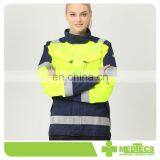 Orange High Vis Customized Safety Work Jacket for Construction thumbnail-4