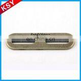 High Quality Engraving Metal Label Brass Logo Plate Handbag Engravable Tag thumbnail-3