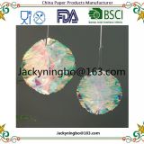 Full holographic Honeycomb Set Eurolock header card with opp bag package Honeycomb Ball and Pom Pom Party Decorations