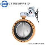 DN50-DN1200 Carbon Steel/ Ductile Iron Electric Flange Butterfly Valve D941X-10C