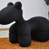Hot Selling Popular Living Room Children Fiberglass Puppy Pony Chair thumbnail-3
