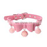 Double-layer Bow Cat Bell Rhinestone Pet Collar thumbnail-6