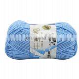 Бесплатные образцы ручной вязки 100% шелушеного хлопкового полиэфирного пряжи для младенцев, цена, крючком для носков thumbnail-6