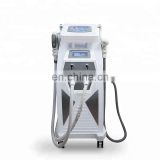 Professional 4 in1 e light ipl rf nd yag laser q switched hair removal machine