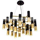 Modern Nordic Design Aluminum Gold Black Led Pendant Light thumbnail-7