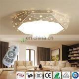 Fashion creative ceiling lamp bedroom iron simple small living room lighting hollow dimming lighting geometric lighting